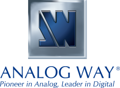 Analog Way Logo - Blue